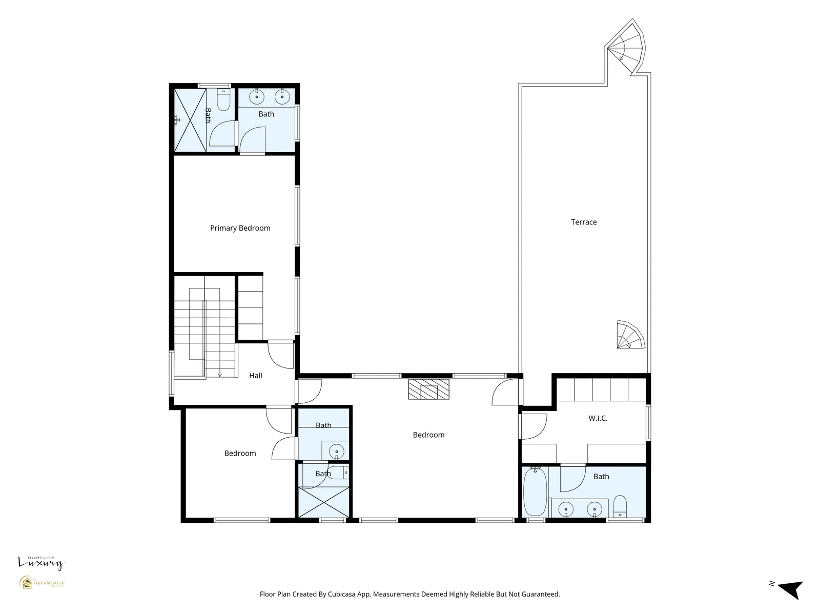 2D floor plan of the second floor