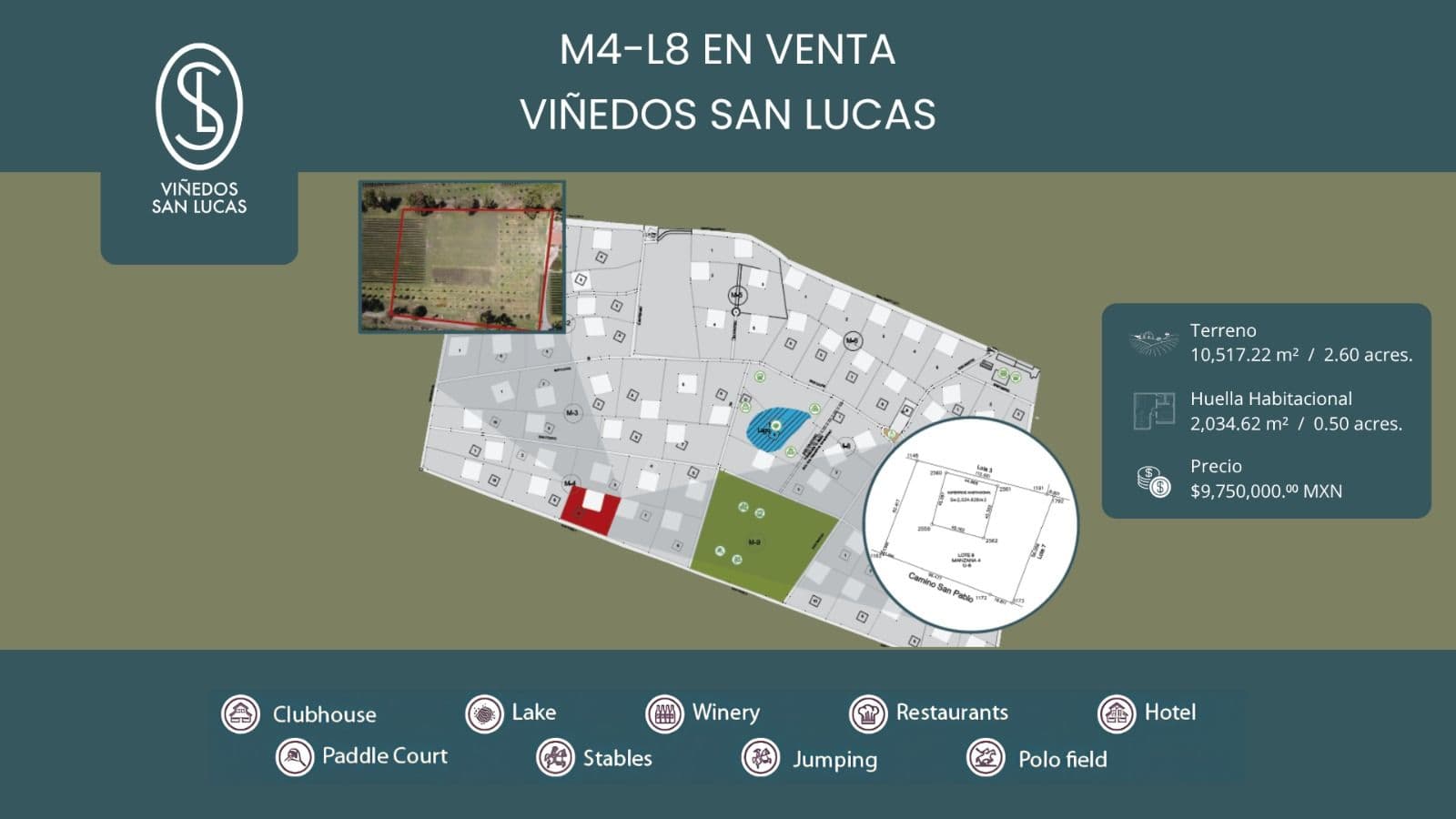 M4-L8 VIÑEDOS SAN LUCAS, photo 1 of 6